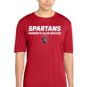 Red Dri-Fit Spartan Club Soccer Tee