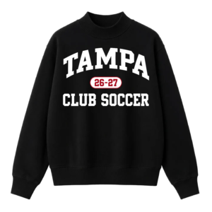 Black 26-27 Tampa Club Soccer Mockneck