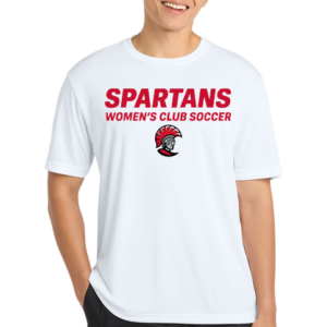 White Dri-Fit Spartan Club Soccer Tee